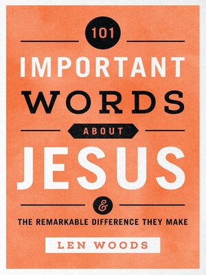 cover image of 101 Important Words about Jesus